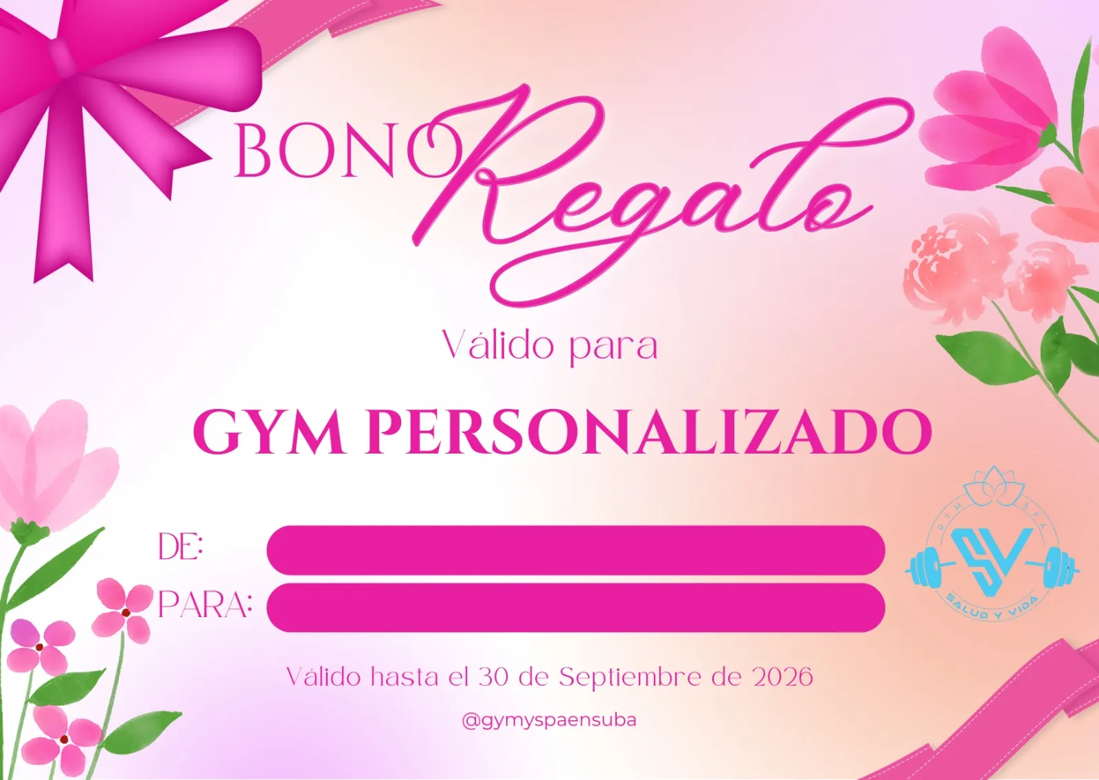 Bono Gym para Mujeres en Suba | Regala Fuerza y Motivación